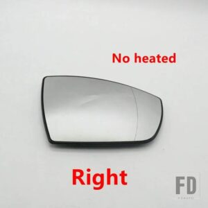 フォード バックミラーカバーシェルガラスレンズウィンカーライトエスケープクーガエコスポーツ2013-19用 - 1pcs No heated RH