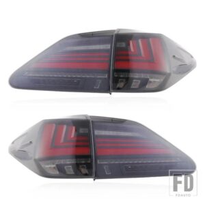レクサス RX350 RX330 RX270 RX450 2009-15 用カーフラッシュ テールライト LED フォグランプ DRL カーテールランプ - Clear Shell