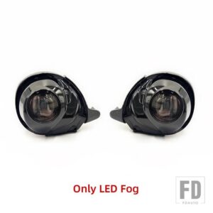 マツダ 3 3 アクセラ 2017 2018年式用 DRL デイタイムランニングライト フォグランプカバー ヘッドライト 12V デイライト ウィンカー付き - Only LED Fog