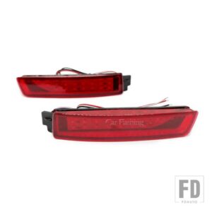 日産 1セット 自動車用 LED リアフォグランプ ブレーキライト リアバンパーランプ セントラ シルフィ 2012-19用 - Model C