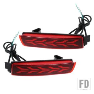 日産 1セット 自動車用 LED リアフォグランプ ブレーキライト リアバンパーランプ セントラ シルフィ 2012-19用 - Model B