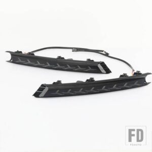 マツダ CX-5 CX5 CX 5 2017-21 LED DRL デイタイムランニングライト フォグランプ 流れるウィンカーリレー付き 2個 - Only DRL