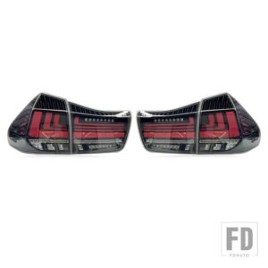 レクサス RX330 RX350 2003-08 用 LEDテールライトアセンブリ リアブレーキランプ リバースダイナミックウィンカー - Red Cover