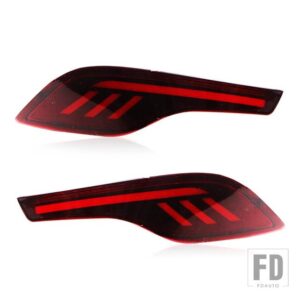 ホンダ CRV 2017 2018 2019用 2個 自動車用 LED 多機能 12V LEDリフレクターランプ リアランプ バンパーライト ブレーキライト - Model C