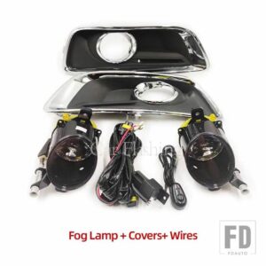 シボレー マリブ 2012-15 用 DRL フォグランプ フォグランプ フレーム グリル グリル ウィンカー デイタイムランニングライト - Covers Fog wires
