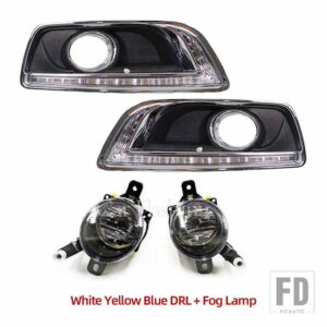 シボレー マリブ 2012-15 用 DRL フォグランプ フォグランプ フレーム グリル グリル ウィンカー デイタイムランニングライト - LED DRL and Fog
