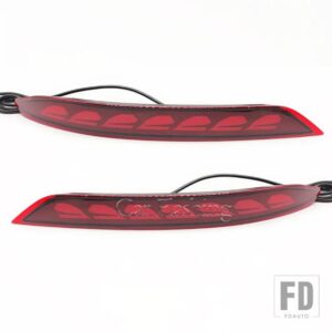 VW サギター MK7 2019-22 自動車用 LED リアバンパーリフレクターライト 2個 ブレーキ ウィンカーライト 12V - Model B