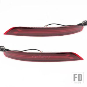 VW サギター MK7 2019-22 自動車用 LED リアバンパーリフレクターライト 2個 ブレーキ ウィンカーライト 12V - Model A