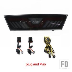 テスラ LEDバンパーライトリアフォグランプブレーキライトダイナミックウィンカーリフレクターモデルY 2019-23用 - Model A