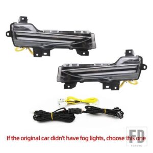 テスラ モデル3 モデルY 2017-22用カーDRLデイタイムランニングライトLEDデイライトフォグランプウィンカー - Taillight plug3