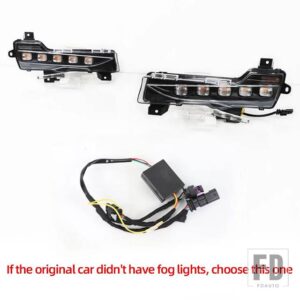 テスラ モデル3 モデルY 2017-22用カーDRLデイタイムランニングライトLEDデイライトフォグランプウィンカー - Headlight plug