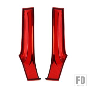 ホンダ フィットジャズ 2014-18 用 1セット LEDコラムテールランプ リアライト ブレーキランプ バックフォグランプ - Model A Red Cover