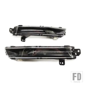 ジャガー ランドローバー 自動車用 LED DRLデイタイムランニングライトフォグランプ ディスカバリー5用 レンジローバーヴォーグ2017-2019用 F- - Smoke Left and Right