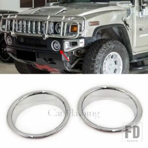 クロームガードトリムカバーハウスフレームHUmmER H2 SUV SUT 2003-09サイドテールミラーリアカバー - Chrome6