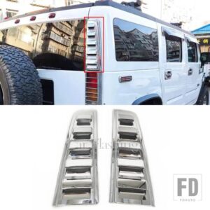 クロームガードトリムカバーハウスフレームHUmmER H2 SUV SUT 2003-09サイドテールミラーリアカバー - Chrome7