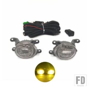 トヨタ ハイラックス レボ 2020 2021 2022用 2個 自動車用 LEDデイタイムランニングライト ターンイエローシグナル DRL デイライト フォグラン - Only yellow FogCable