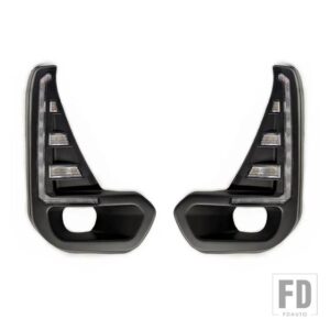 トヨタ ハイラックス レボ 2020 2021 2022用 2個 自動車用 LEDデイタイムランニングライト ターンイエローシグナル DRL デイライト フォグラン - Only DRL A