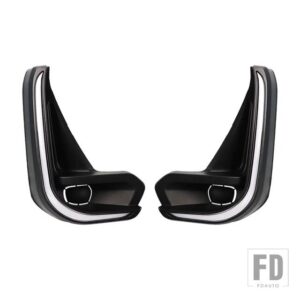 トヨタ ハイラックス レボ 2020 2021 2022用 2個 自動車用 LEDデイタイムランニングライト ターンイエローシグナル DRL デイライト フォグラン - Only DRL C