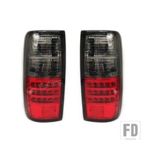 トヨタ ランドクルーザー FJ80 LC80 FZJ80 1991-1997 用 リアブレーキテールライトアセンブリ リフレクターハザード灯 カーアクセサリー - Red and Black