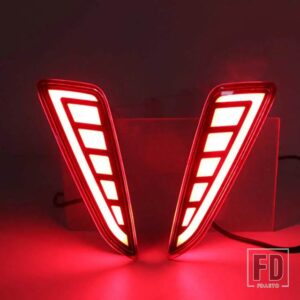 トヨタ CHR C-HR 2016-19 用カーフラッシュ 1セット 自動車用 DRL デイタイムランニングライト オートリアバンパー ブレーキライト リアランプ - Rear brake light