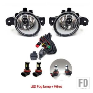 日産 X トレイル X-TRAIL T32 ROGUE 2014 2015 2016 用 LED フォグランプ スイッチハーネスカバー 配線 ハロゲンフォグランプ 1セット - LED fog wire