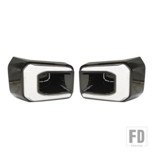 トヨタ ハイラックス ロッコ 2020 2021 2022用 1ペア 自動車用 LEDデイタイムランニングライト ターンイエローシグナル DRL デイライト フォグ - Only DRL E