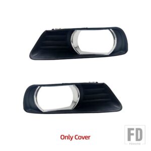 トヨタ 自動車用 LEDフォグランプカバー アンダーベゼル ハロゲンフォグランプカバーフレーム トリムホールグリル カムリ XV40 2007 2008 2009 - Only cover