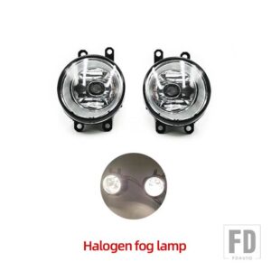 トヨタ RAV4 RAV 4 2019-22 用 イエローウィンカーインジケーターライト バンパーフォグランプ LED デイタイムランニングライト DRL - Only halogen fog