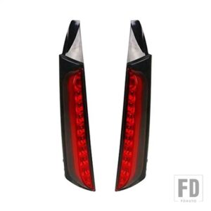 トヨタ カーフラッシュ 1セット LEDリフレクターリアランプ フォーチュナー 2015-20 ライト ブレーキライト ハザード灯 - Model B