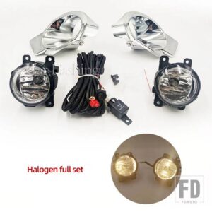 フォード レンジャー 2012 2013 2014 用 LED フォグランプ ハロゲン フォグランプ 電球 自動車用 ライト アセンブリ H11 12V 配線キット付き - Halogen full set