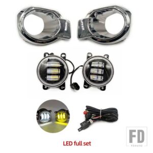 フォード レンジャー 2012 2013 2014 用 LED フォグランプ ハロゲン フォグランプ 電球 自動車用 ライト アセンブリ H11 12V 配線キット付き - LED full set3