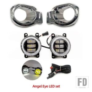 フォード レンジャー 2012 2013 2014 用 LED フォグランプ ハロゲン フォグランプ 電球 自動車用 ライト アセンブリ H11 12V 配線キット付き - Angel Eye LED set