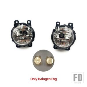 フォード レンジャー 2012 2013 2014 用 LED フォグランプ ハロゲン フォグランプ 電球 自動車用 ライト アセンブリ H11 12V 配線キット付き - Only halogen fog
