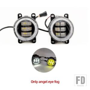 フォード レンジャー 2012 2013 2014 用 LED フォグランプ ハロゲン フォグランプ 電球 自動車用 ライト アセンブリ H11 12V 配線キット付き - Only angel eye fog