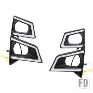いすゞ D-MAX ピックアップ 2020 2021 2022 用 ウィンカー 防水 自動車用 ランプ DRL LED デイタイムランニングライト フォグランプ 1セット - Model B