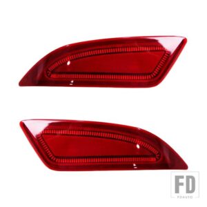 トヨタ 自動車用 LEDテールリアバンパーリフレクターライト カムリ 2015 2016 フォグランプ ウィンカー ストップ ブレーキランプ - Red model C