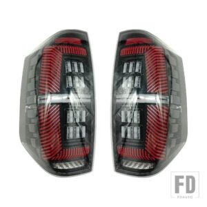 トヨタ 自動車用 LEDテールライト テールライト タンドラ 2014-20 リアブレーキランプ リバースダイナミックウィンカー - clear Cover