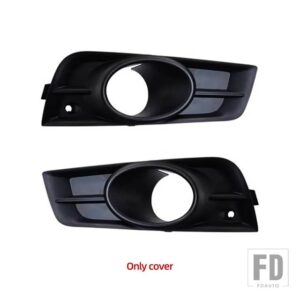 シボレー クルーズ 2009-14 用 LED フォグランプ ヘッドライト ハロゲン フォグランプ カバー グリル フレーム ワイヤーハーネス - Only black cover