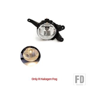 シボレー クルーズ 2009-14 用 LED フォグランプ ヘッドライト ハロゲン フォグランプ カバー グリル フレーム ワイヤーハーネス - Only R halogen fog