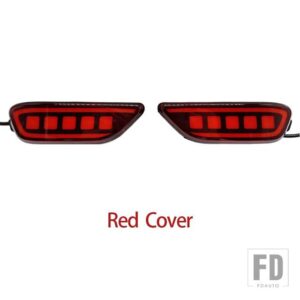 シボレー 自動車用 LEDリアバンパーリフレクターライト キャプティバ 2008-14 ブレーキダイナミックウィンカーランプ - Red Cover