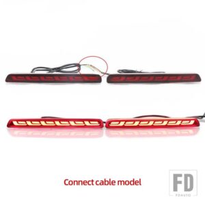 ホンダ CR-V CRV 2023 2024用 LEDリアフォグランプ バンパーブレーキライトリフレクター ウィンカーインジケーター - Red B Connect Cable