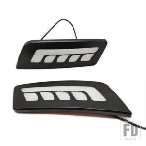 フォード レンジャー 2012 2013 2014 LED デイタイムランニングライト DRL デイライト フロントグリルランプ カーアクセサリー フォグランプ 1 - Model A