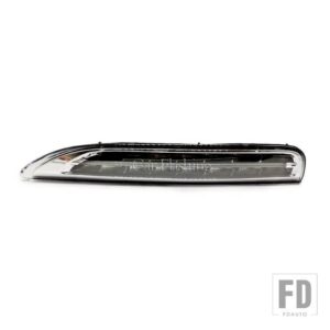 ポルシェ カイエン 2011-14 用フロントバンパー デイタイムランニングライト LED DRL ドライビングフォグランプ ウィンカーランプ - Only Left side