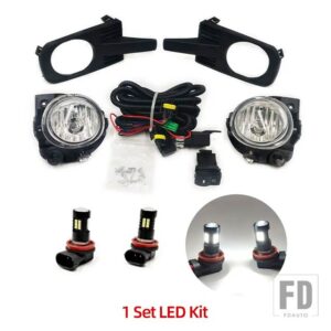 フォード レンジャー 2006 2007 2008用 LEDフォグランプ 1セット ハロゲンフォグランプ 電球 自動車用 ライトアセンブリ H11 12V 配線キット付 - LED Kit