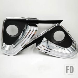 トヨタ LED DRL デイタイムランニングライト フォグランプカバー グリルフレーム フォグランプ フォーチュナー 2015-20用 - Only DRL2