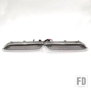 ミニクーパー BMW 2個 ダイナミックLEDサイドマーカーインジケーターランプウィンカーフェンダーライト R60 R61 COUNTRYMAN PACEMAN用 - Clear Shell