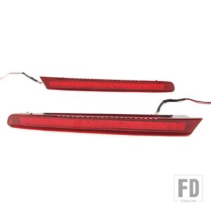 フォード 自動車用 LEDリアバンパーリフレクターライト エクスプローラー 2011-15 テールブレーキフォグランプ 自動車アクセサリー - Red Cover