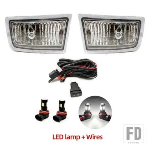 トヨタ ランドクルーザー プラド FJ90 LC90 1996-2002 ヘッドライト LED フォグランプ - LED full set