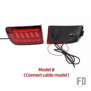 トヨタ ランドクルーザー プラド LC120 FJ120 120 4RUNNER 2003-2009用 LEDリアライト リフレクター ブレーキバンパーランプ - Connect cable modelB