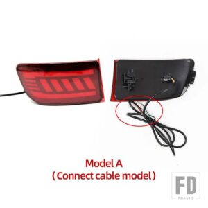 トヨタ ランドクルーザー プラド LC120 FJ120 120 4RUNNER 2003-2009用 LEDリアライト リフレクター ブレーキバンパーランプ - Connect cable modelA
